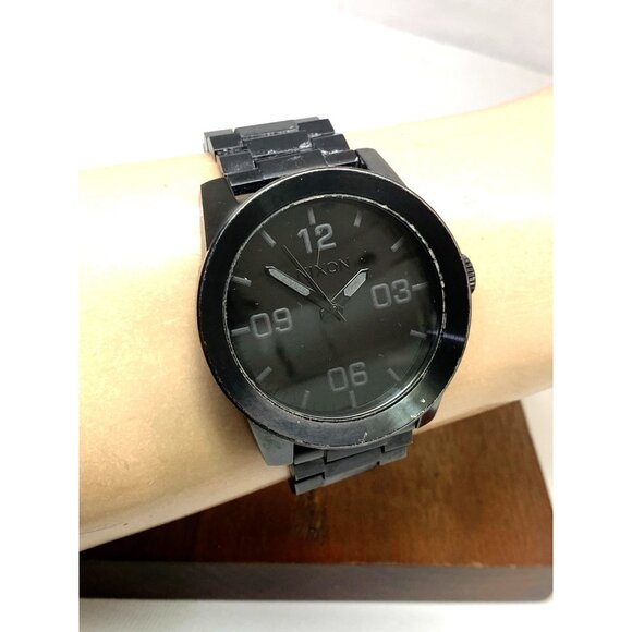 Nixon Men's Watch The Corporal Take Charge Quartz Black Dial Stainless Steel - Picture 11 of 14